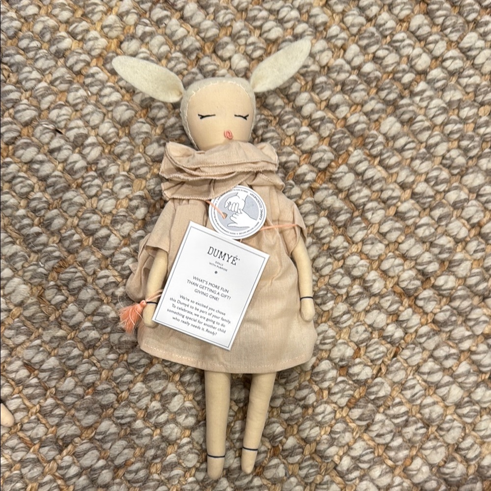 Beige Doll with Scarf